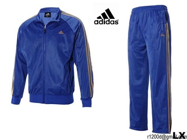 jogging adidas bleu et jaune