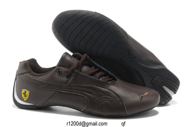 puma fille homme marron