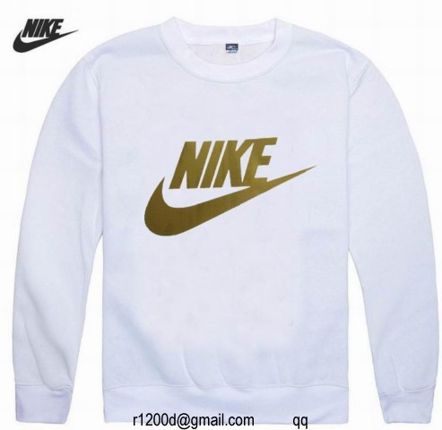 pull nike blanc femme